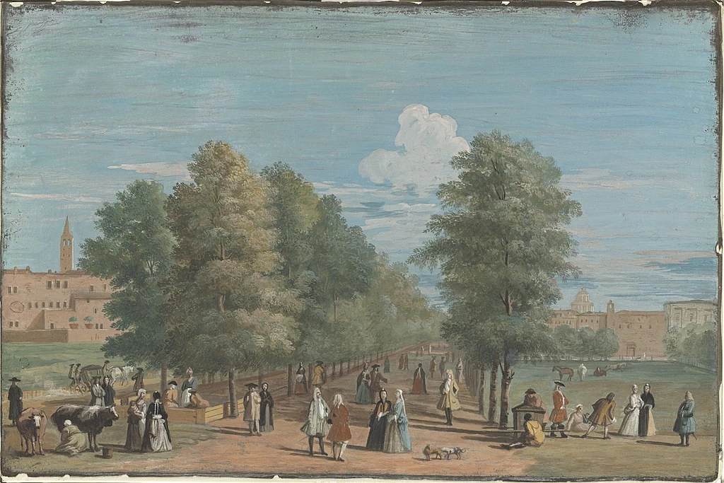 Il centro commerciale da Saint James' Park - National Gallery of Art, Washington DC, attribuito